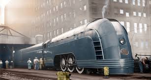 Anyskin New York Central Railroad Train Art Deco