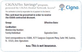 We have more than 250,000 providers who accept payment in over 200. Cignaplus Savings