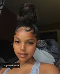 Pin Baddrissa Edges Hair Natural Hair Styles Hair Styles
