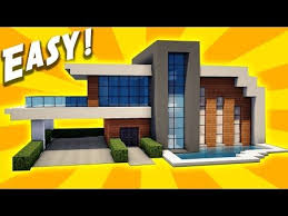 How To Build A Small Modern House In Minecraft Step By Step Easy Minecraft How To Build A Small Modern House Tutorial 11 Youtube Modern Minecraft Houses Minecraft Modern Minecraft Modern House Blueprints