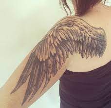 Wing Tattoo Design Back Shoulder Wing Tattoo Designs Back Of Shoulder Tattoo Wing Tattoo On Shoulder