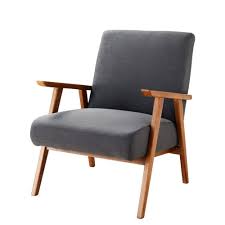 Butaca Vintage Gris Antracita Hermann Maisons Du Monde