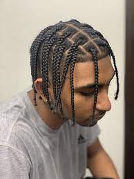 Kylie jenner isn't the only one in her household with fake hair. Men S Box Braidz Long Hair Styles Men Mens Braids Hairstyles Mens Twists Hairstyles