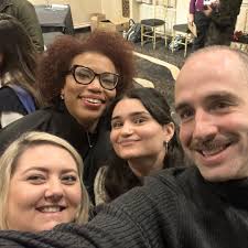 It was lovely to meet up with so many new and old friends in NYC! Swipe  through for photos of the @docnycfest Visionaries Tribute Gala. ❤️ Mediha  with Marcia Smith (President and