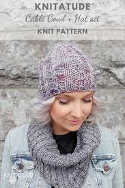 Knitpicks.com has been visited by 10k+ users in the past month Feisty Fibres Cable Hat And Cowl Set Knitatude