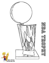Print Out This Nba Basketball Trophy Picture For Coloring Hot Dog Tell Other Coloring Kids Your Eyeball Coloring Pages Sports Coloring Pages Nba Basketball