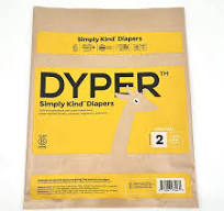 Custom Kraft Paper Pouch for Premium Baby Diaper Packaging ...