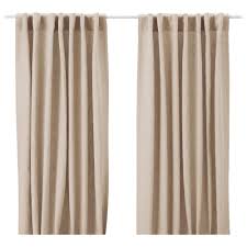 Aina Curtains 1 Pair Beige 57x98 145x250 Cm Beige Curtains Beige Curtains Living Room Brown Living Room Decor