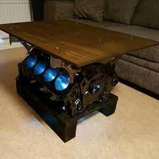 Engine Table Garage Furniture Car Part Furniture Automotive Decor
