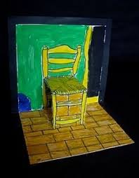 Van Goghs Chair Pop Up Card Lesson Have Students Design Their Own Chair Also Look At Other Examples Of Chairs In Art For Example Van Gogh Art Art Chair Art Van