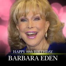 Happy Birthday to Barbara Eden! The "I Dream of Jeannie" star turns 88  today! More entertainment news: https://tinyurl.com/y3pzhme6