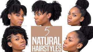 All my fierce girls should try out this edgy but short hairstyle. 5 Natural Hairstyles For Medium To Long Natural Hair Type 4 Hair Youtube