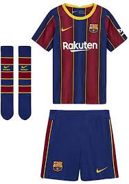 Nike 2020 2021 Barcelona Home Little Boys Mini Kit Clothing Amazon Com