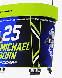 Every font is free to download! Stadium Sport Scoreboard Mockup In Object Mockups On Yellow Images Object Mockups
