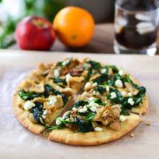 Spinach Mushroom Pita Pizza Recipe Pita Pizzas Spinach Stuffed Mushrooms Recipes
