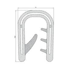 Diese kann als dichtschlauch seitlich, aber auch oben oder als dichtungsfahne am profil angebracht sein. Sahlberg Online Shop Kantenschutzprofil M5 482 0 Schwarz Weich Pvc
