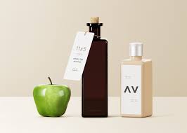 Square Bottles Branding Mockup Free Mockup In 2020 Branding Mockups Branding Mockups Free Bottle Mockup