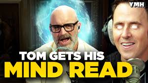 Oz Pearlman demonstrates his abilities by guessing a childhood crush of  Tom's live