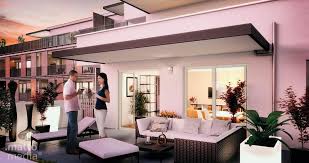 Exklusive penthousewohnung mit dachterrasse am rotkreuzplatz in münchen. 3d Visualisierung Einer Penthouse Wohnung Mit Dachterrasse