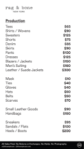 Rag Bone Clothing Accessories Ny Sample Sale In Images