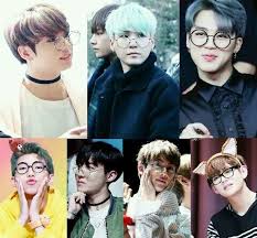 Todos Os Membros De Oculos Minha Morte Bts Membros Do Bts