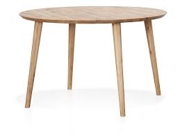 Esstisch rund ausziehbar ausziehen esszimmer innenarchitektur inneneinrichtung wohnen lofträume wohnräume modernes leben. Ascon Esstisch Rund Material Massivholz Wildeiche 105 Cm