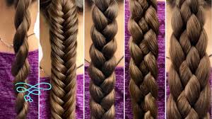 Braids (also referred to as plaits) are a complex hairstyle formed by interlacing three or more strands of hair. 5 Basic Styles Youtube