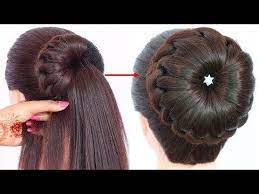 New Bun Hairstyle For Wedding And Party Trending Hairstyle Party Hairstyle Updo Hairstyle You Hair Styles Wedding Bun Hairstyles Trending Hairstyles