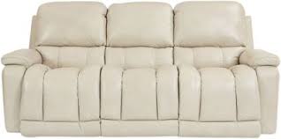 View store details change store. La Z Boy Greyson Leather Power Reclining Sofa Homemakers Furniture