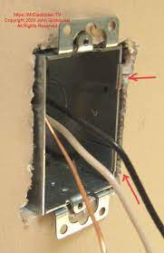 Installing An Electrical Receptacle Box Using Madison Bars