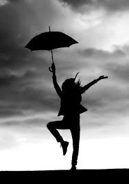 Black And White Vs Color Photography Quotes Dance In The Rain Umbrella Photography Silhouette Photography Dancing In The Rain