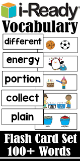 This Item Is A Flashcard Set For Lessons 1 24 Iready Unit Each Vocabulary Word Has A Matching Image Vocabulary Engaging Lesson Plans Vocabulary Development