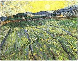 Vincent Van Gogh Enclosed Field With Rising Sun Vincent Van Gogh Paintings Van Gogh Art Van Gogh Paintings