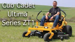 Cub cadet zt154 54″ zero turn. Cub Cadet Ultima Series Zt1 Mower In Action Mowing The Lawn With A Zero Turn Mower Youtube