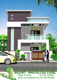 25x50 House Elevation Islamabad House Elevation Pakistan House Elevation Glory Architecture House Elevation Independent House House Designs Exterior