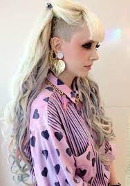 Side Shaved Wavy Punk Hairstyles For Women Womens Hairstyles Half Shaved Hair Hair Styles