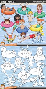 Swimming Kids Clip Art Little Swimmers Kids Clipart Drawing For Kids Clip Art