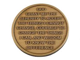 Check out our full serenity prayer selection for the very best in unique or custom, handmade pieces from our prints shops. Serenity Prayer Recovery Medallion Bronze Tokens Chips And Coins