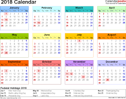 2018 january malaysia panchangam calendar in tamil script 2018 january tamil calendar for malaysia (kuala lumpur) in printable pdf with tithi, star, rahu kalam, tamil month. Template 8 2018 Calendar For Pdf Year At A Glance 1 Page In Color Landsc Excel Calendar Template Calendar 2019 Printable Free Printable Calendar Templates