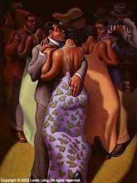 Black Art In America Loren Long Harlem Slow Dance Full Figured Plus Size Art Black Love Art Black Girl Art Black Art Pictures