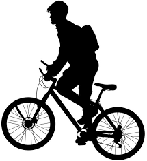 Man Riding Bicycle Silhouette Clip Art Png Image Silhouette Clip Art Bike Silhouette Bicycle