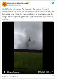 Erupción de volcán tiene en máxima alerta a antioquia video nueva tragedia en antioquia. Emergencia En Antioquia Mas De 20 Familias Fueron Desalojadas Por La Erupcion De Un Volcan De Lodo En Necocli
