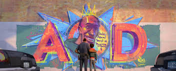 Spider man into the spider verse graffiti scene. Aod Graffiti Into The Spider Verse Spiderman