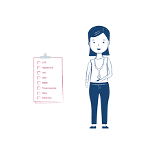 Accès au centre de vaccination. Who Infographics Vaccineswork