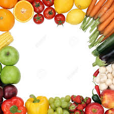 Cadre De L Alimentation Saine Des Fruits Et Legumes Isole Avec Copyspace Alimentation Saine Alimentation Fruits Et Legumes