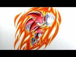 Drawing Super Sonic God Youtube Sonic Art Sonic And Shadow Dragon Ball Art