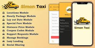Simontaxi Taxi Booking Mobile App For Android And Ios Mobile App Driver App App