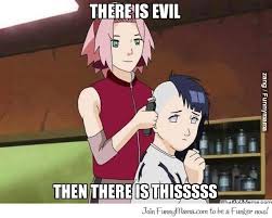 Funny Naruto Meme Manga Memes Wtf Is Sakura Doing Sakura Naruto Memes Evil