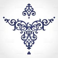 Vector Baroque Ornament In Victorian Style Ornate Element For Oya Ornekleri Barok Desen Nakis Desenleri
