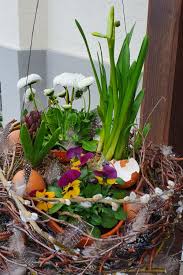 Osternest Zum Aufhangen In 2020 Osterdekoration Dekoration Fruhlingsdekoration